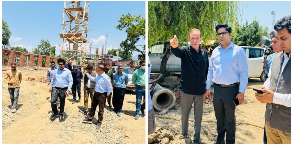 CEO SSCL inspecting ongoing projects